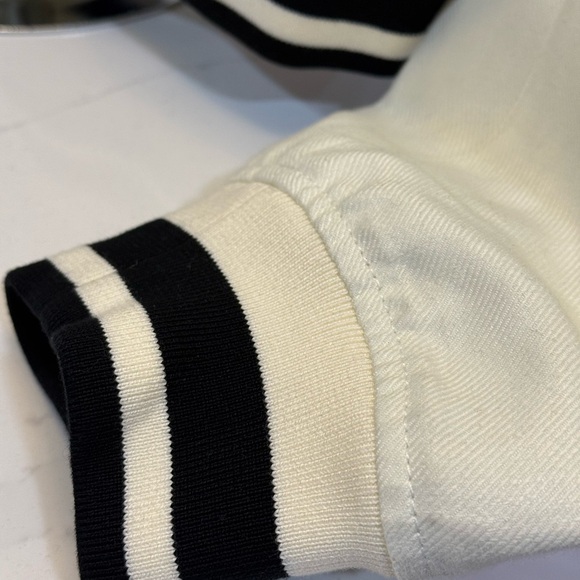 Off-White Italic linen Varsity Jacket - 52 - Brand New - Picture 4 of 14